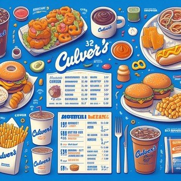 Culver’s Menu With Prices