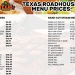 Texas Roadhouse Menu With Prices