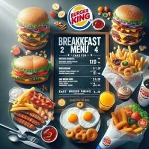 Burger King Breakfast Menu Prices 2 for $4